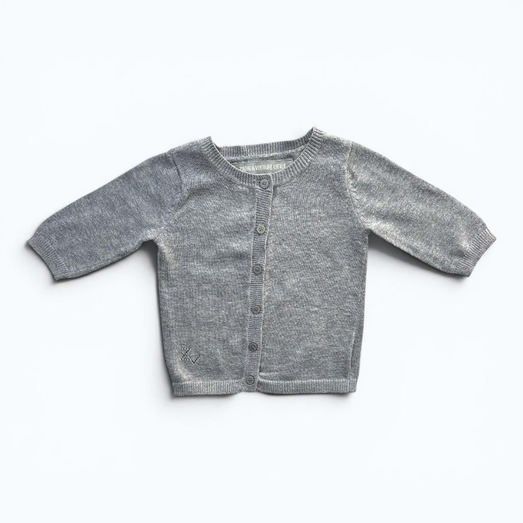 Gilet Zadig & Voltaire - 3 mois - Gris - État : Excellent