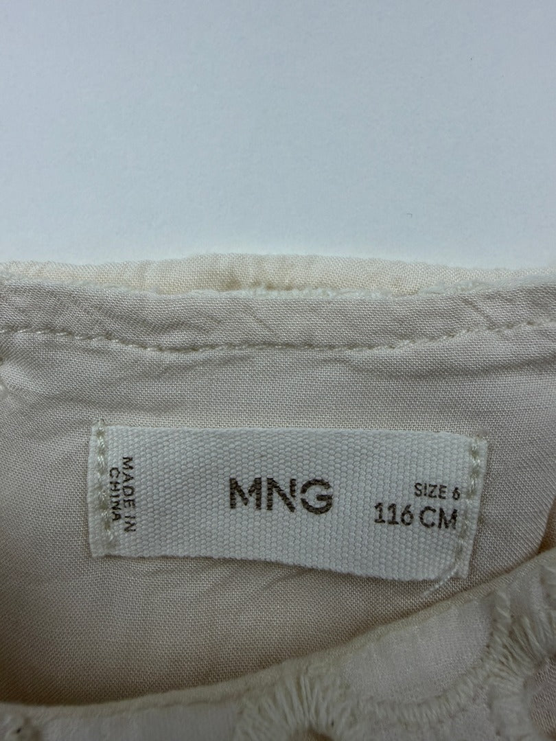 Top Mango - 6 Ans - Crème - État : Excellent