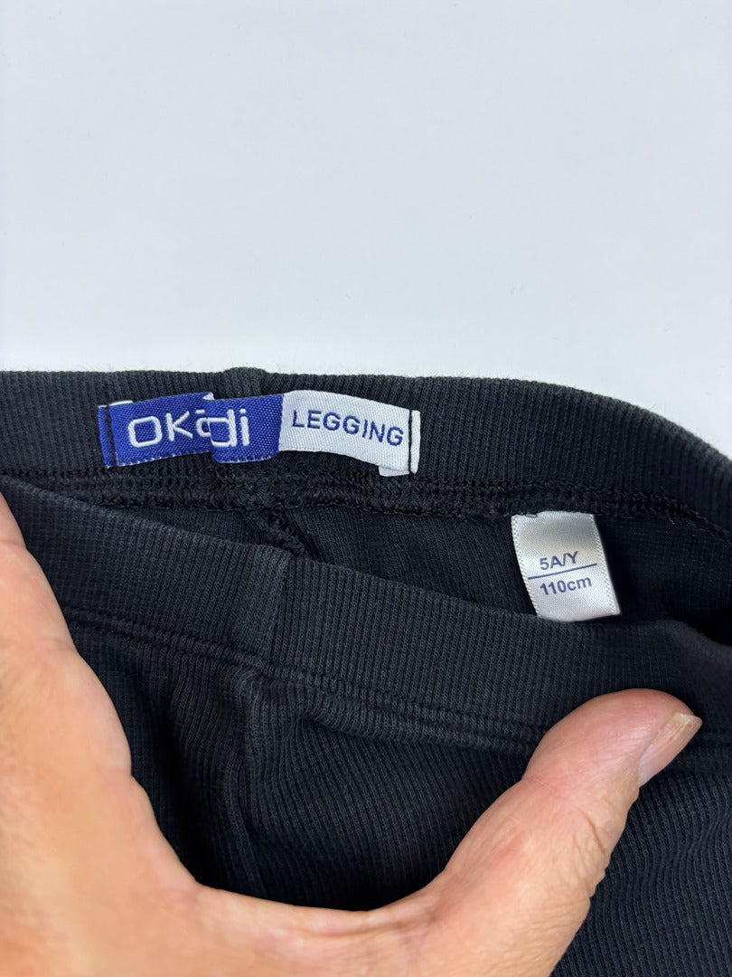 Legging Okaïdi - 5 ans 110 cm - Noir - État : Excellent
