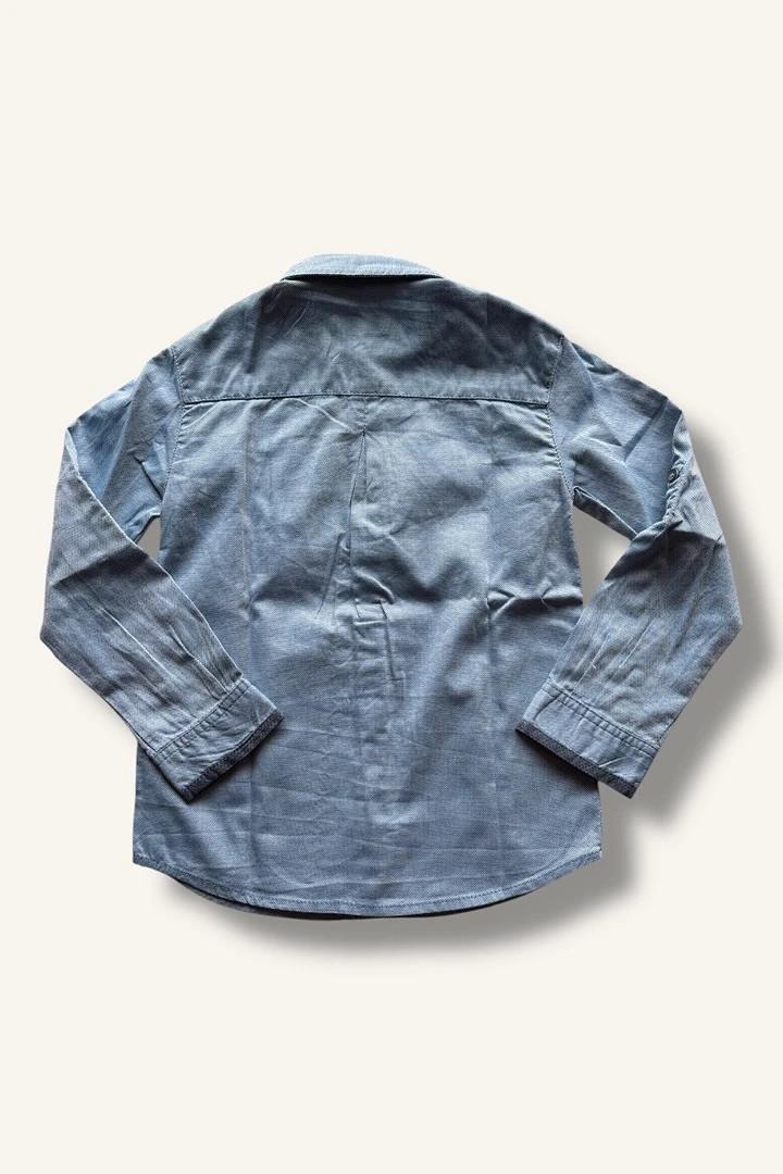 Chemise Okaïdi - 6 ans - Bleu - État : Excellent