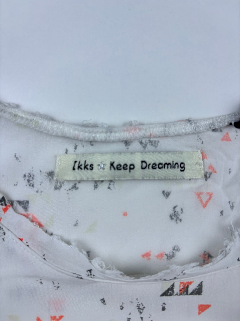 Robe Ikks - 10 ans - Blanc - État : Excellent