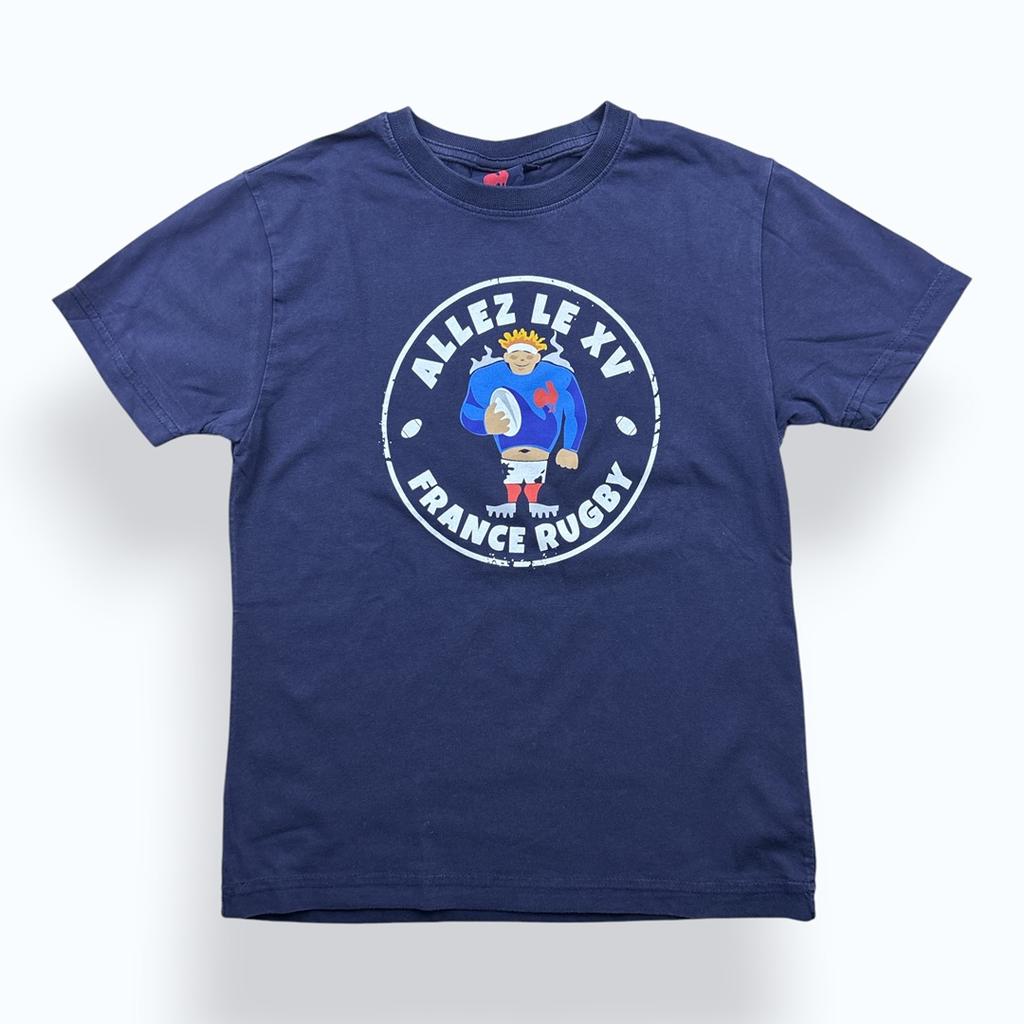 T-shirt France Rugby - 10 ans - Bleu - État : Excellent