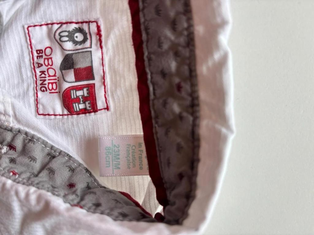 Chemise manches longues Obaïbi 23 mois