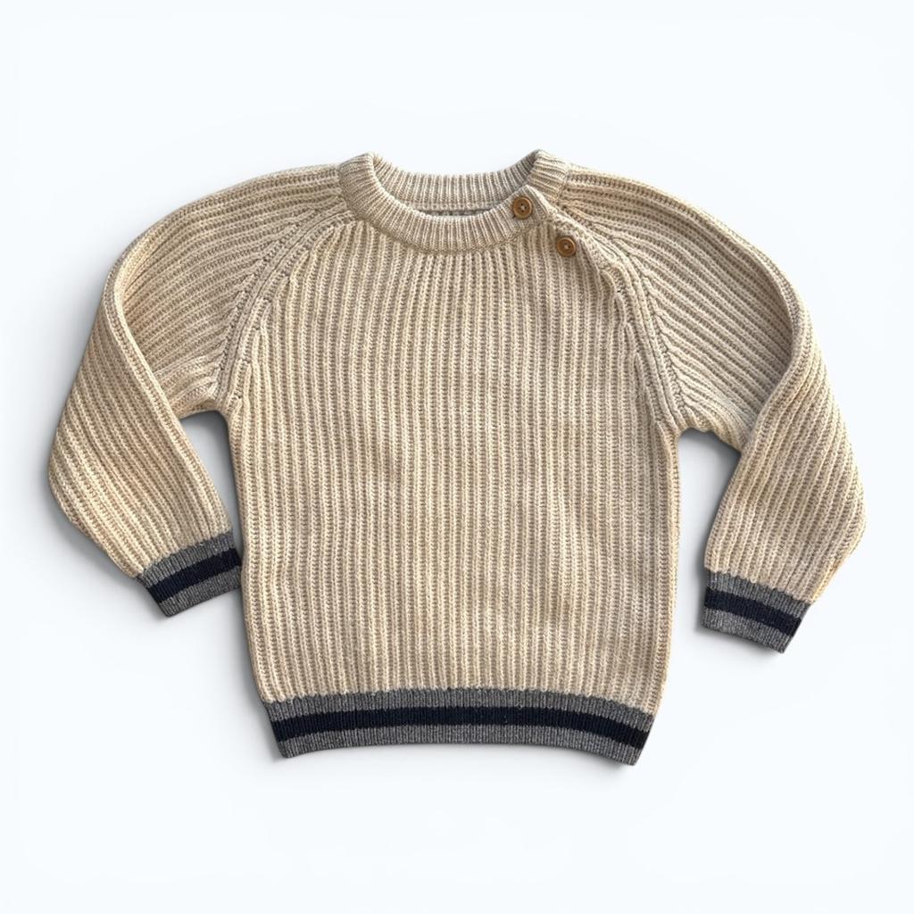Pull Cyrillus - 6 Ans - Crème - État : Excellent
