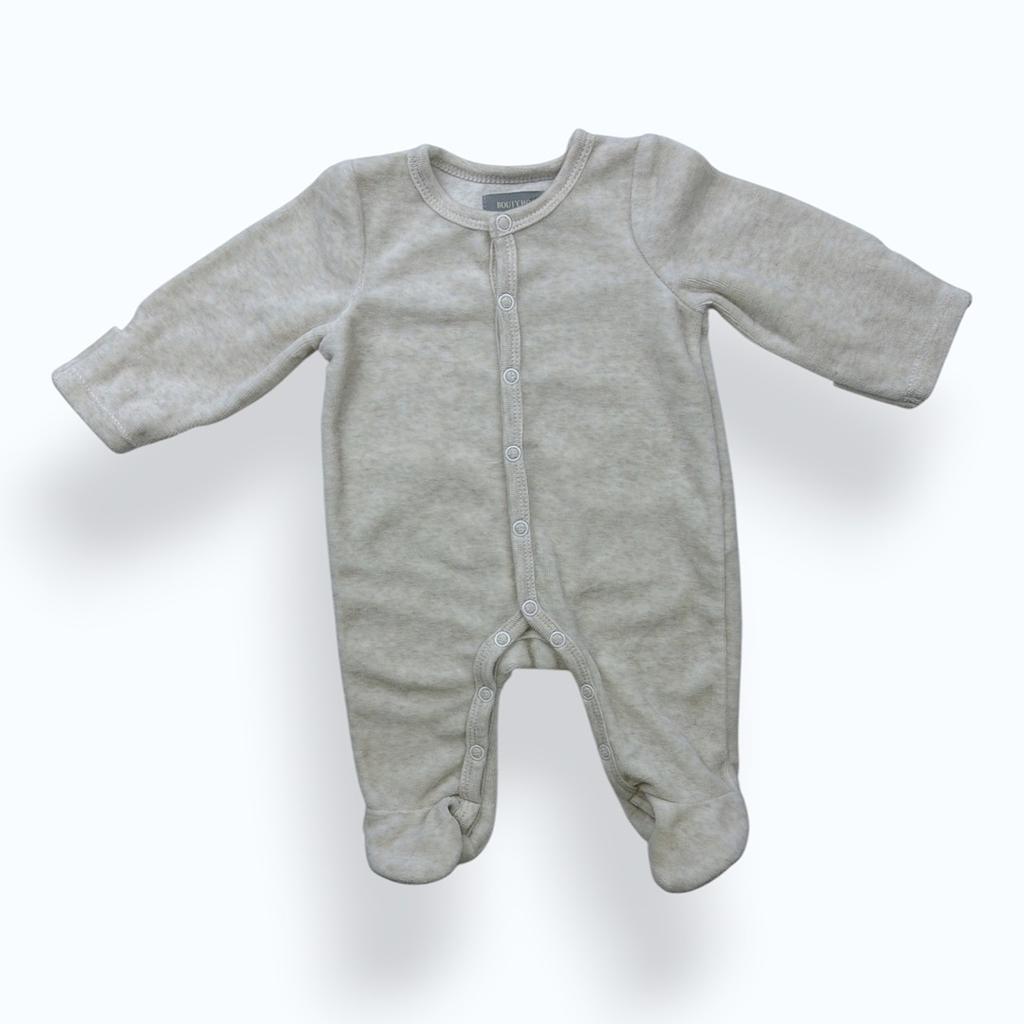 Grenouillère Bout'chou - 1 Mois / 54 Cm - Beige - État : Excellent