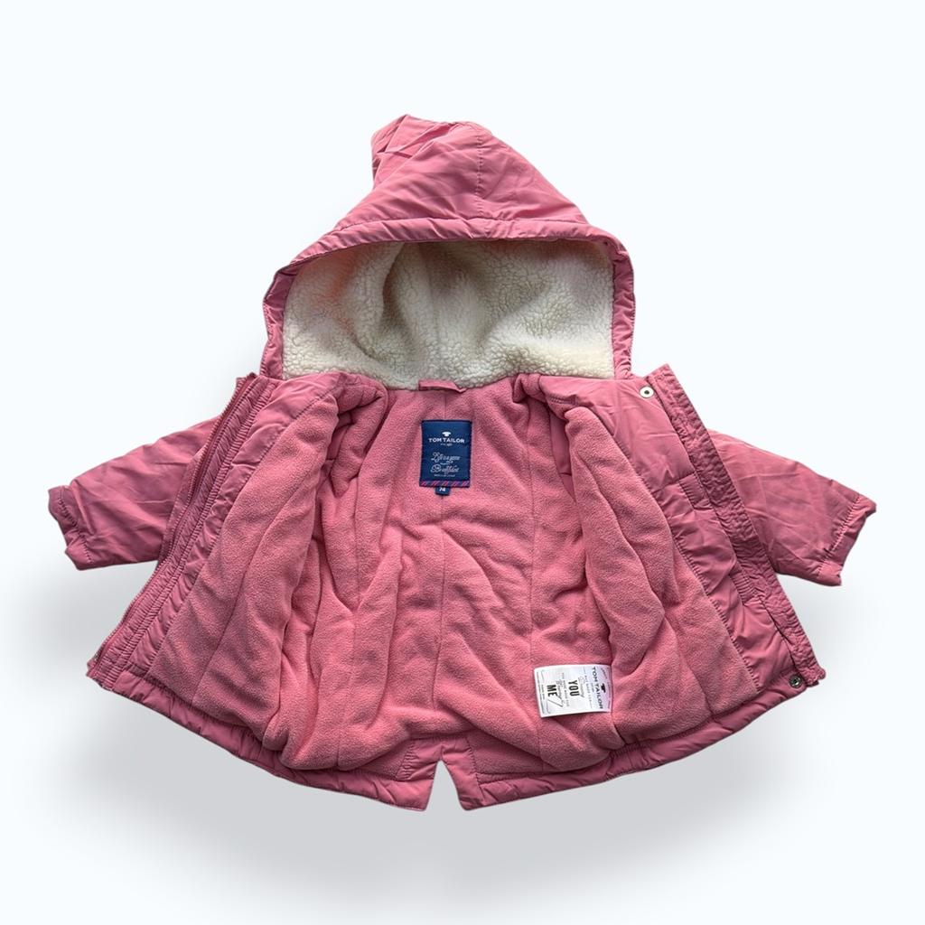 Manteau Tom Tailor -12 mois- 74 cm - Rose - État : Excellent