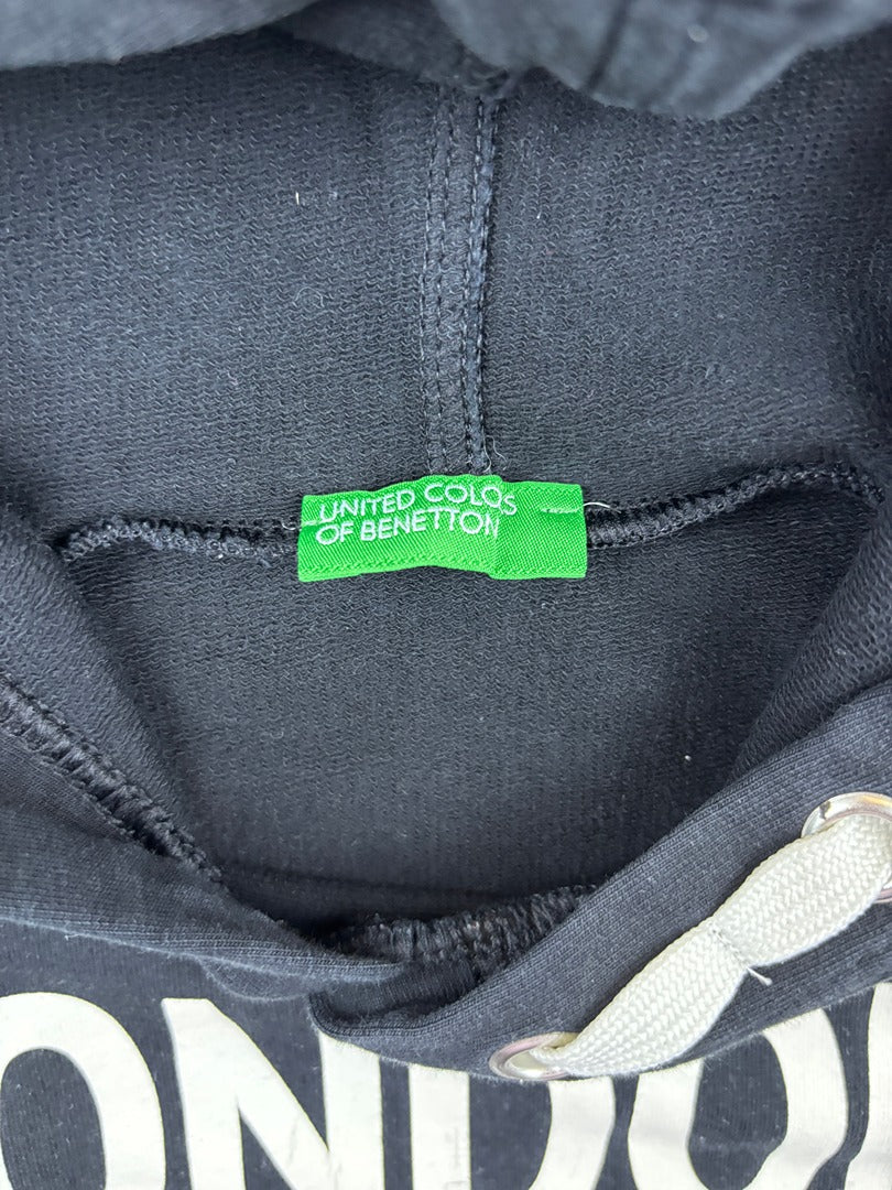Sweat Benetton - 10 Ans - Noir - Très Bon État
