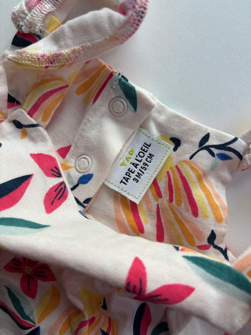 Robe Courte Tape À L'œil - 3 Mois - Crème - État : Excellent