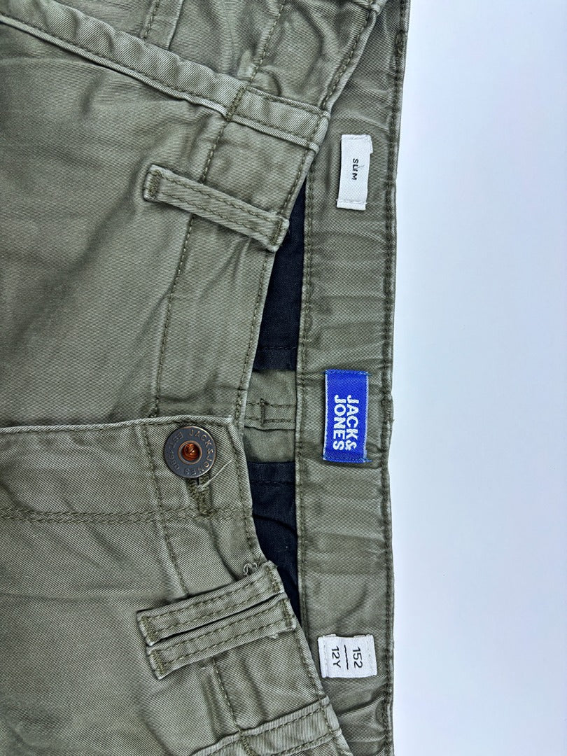 Pantalon Jack & Jones - 12 ans / 152 cm - Kaki - État : Excellent