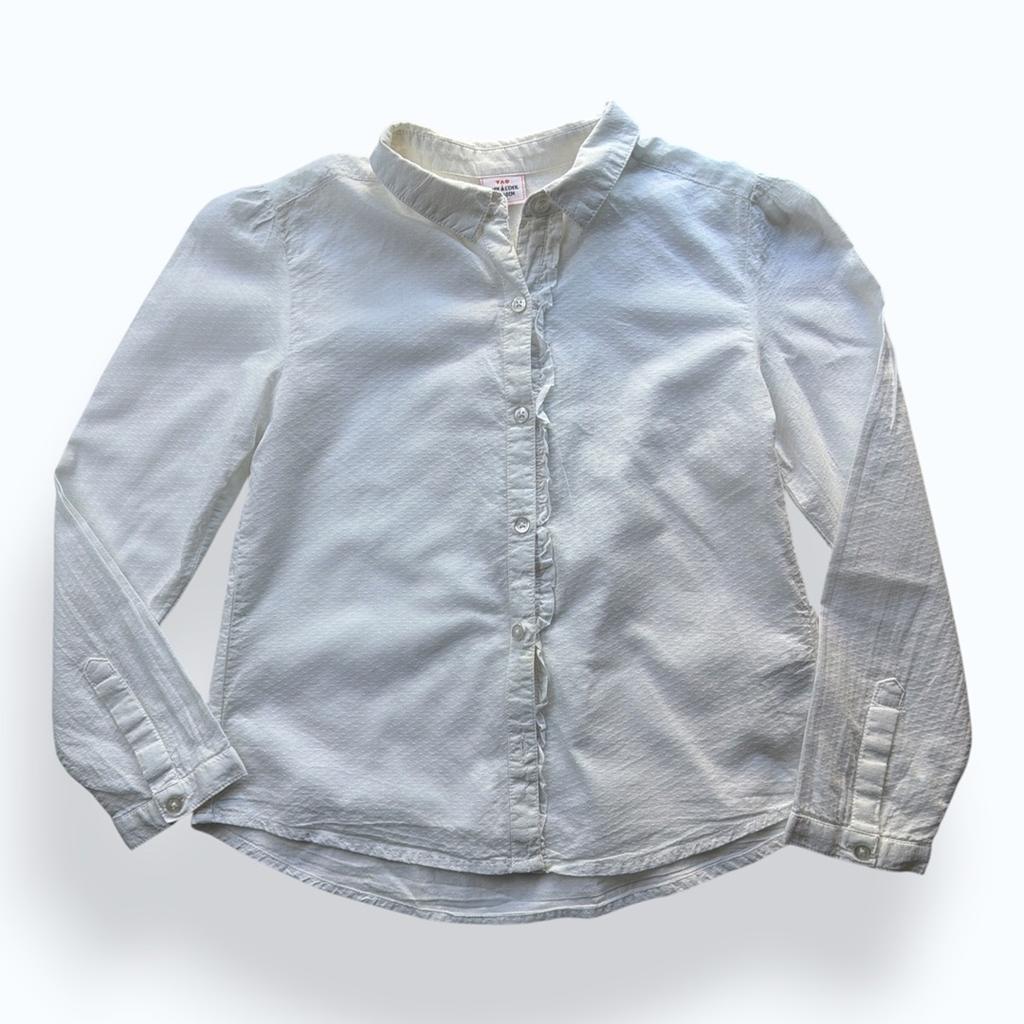 Chemise Manche Longue Tape À L'œil - 10 Ans - Blanc - État : Excellent
