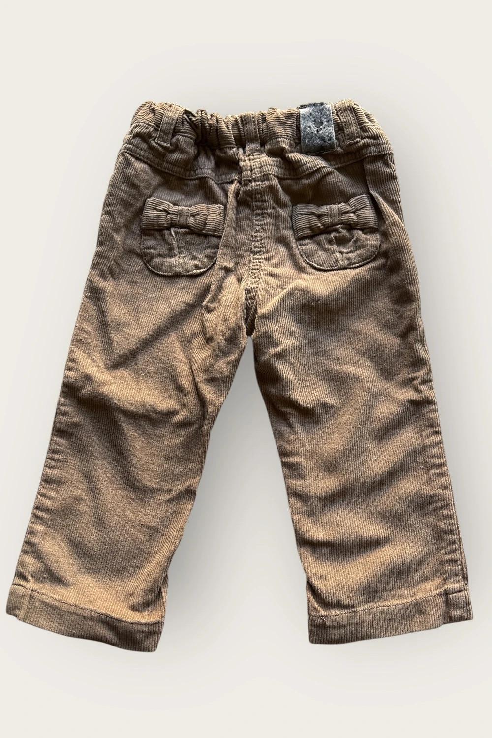 Pantalon velours côtelé 9 mois