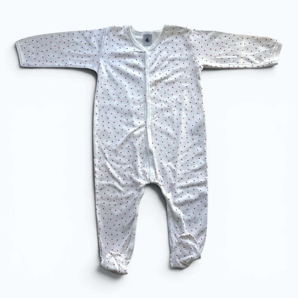 Pyjama Petit Bateau - 18 mois - Blanc - État : Excellent