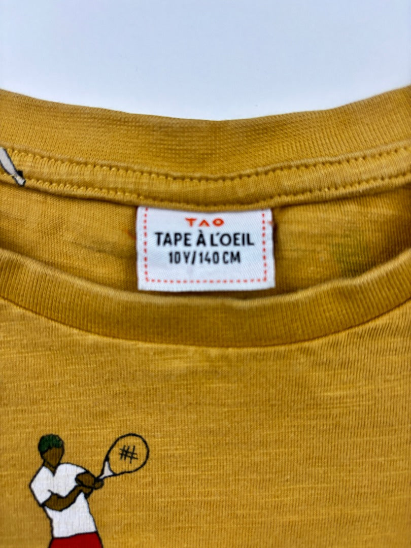 T-shirt Tape à l'œil - 10 ans - Moutarde - État : Excellent