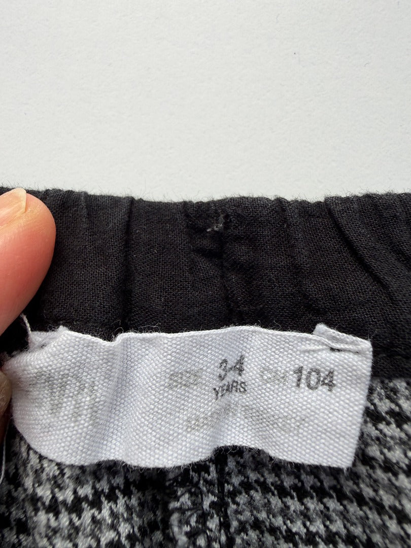 Pantalon Zara - 3-4 Ans - Noir/gris - État : Excellent