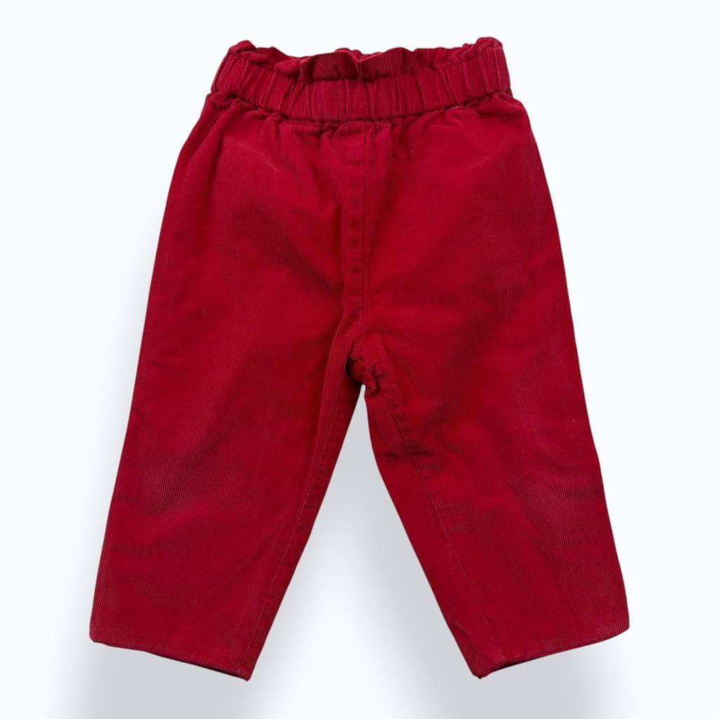 Pantalon Jacadi - 12 Mois - Rouge - État : Excellent