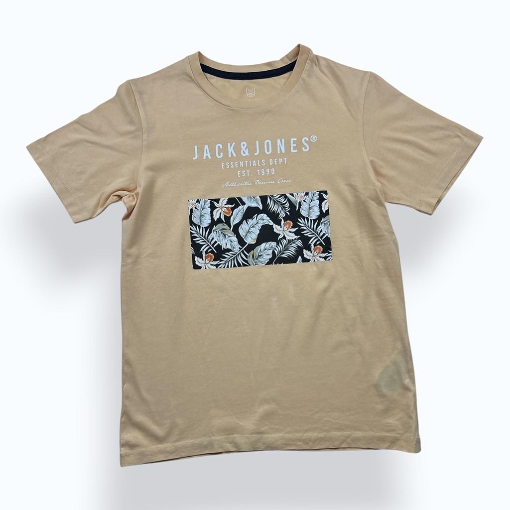 T-shirt garçon Jack & Jones - 12 ans - Abricot - État : Excellent