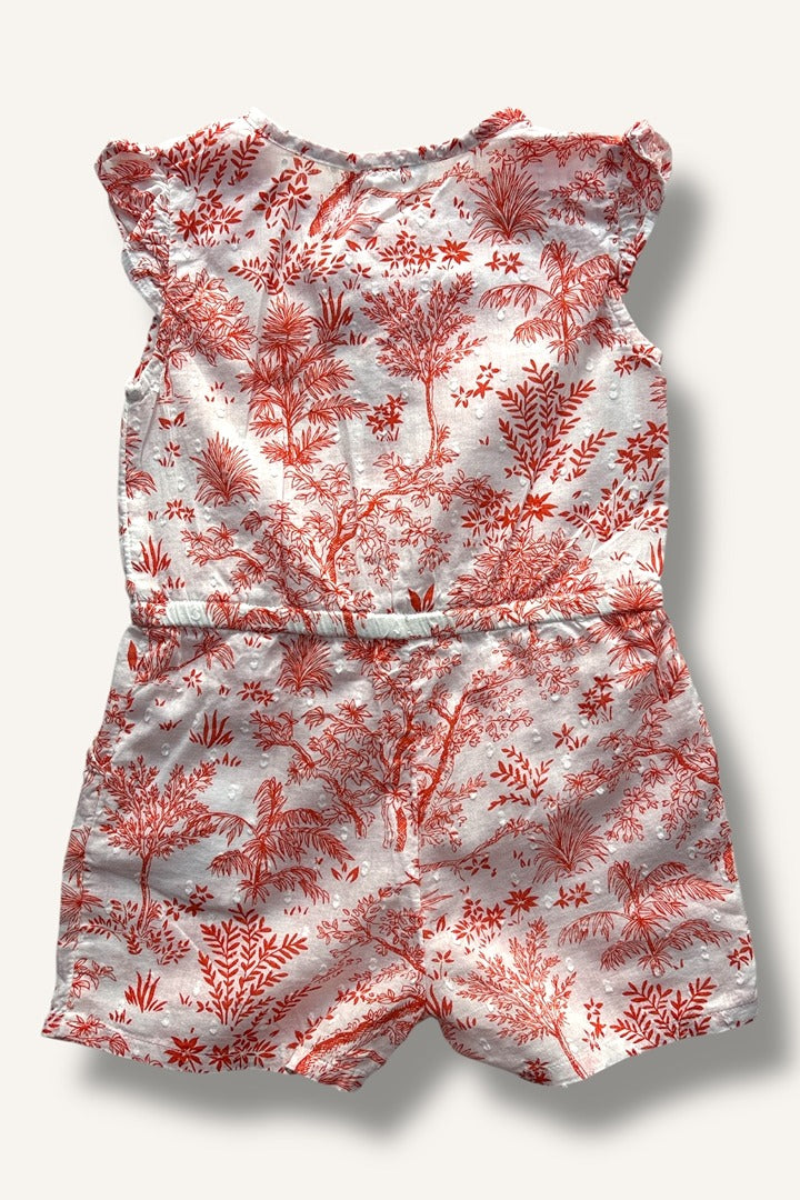 Combishort et bandana Bout'chou - 12 mois - Rouge - État : Excellent