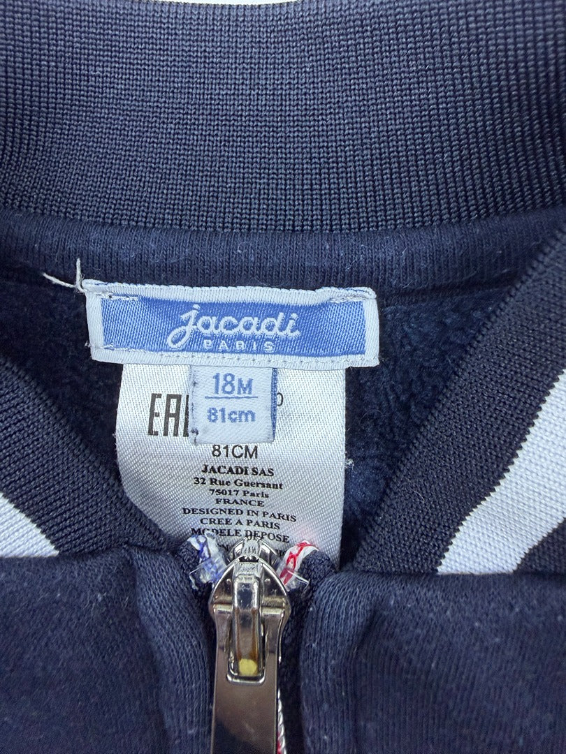 Gilet Zippé Jacadi - 18 Mois - Marine