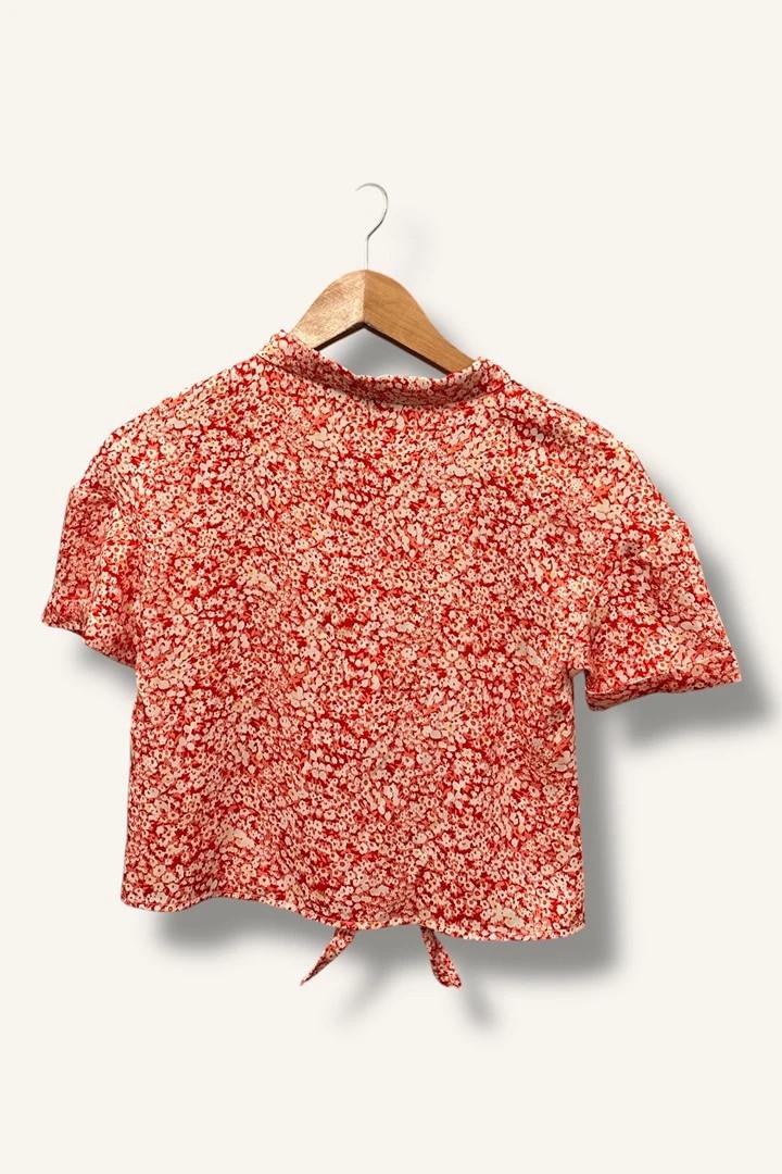 Chemise Le Temps des Cerises - 10 ans - rouge - État : Excellent