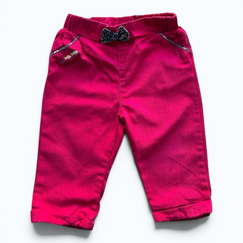 Pantalon Sergent Major - 9 Mois - Fuchsia - État : Excellent
