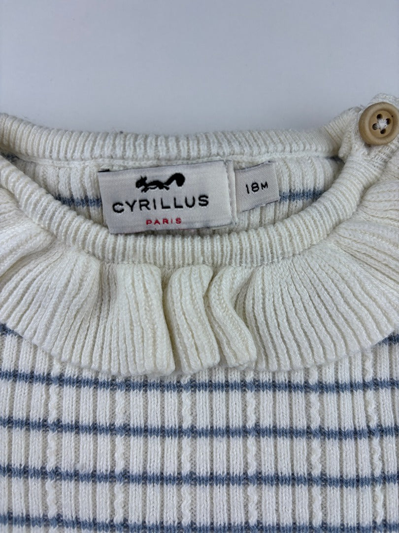 Pull Cyrillus - 18 mois - Blanc - État : Excellent