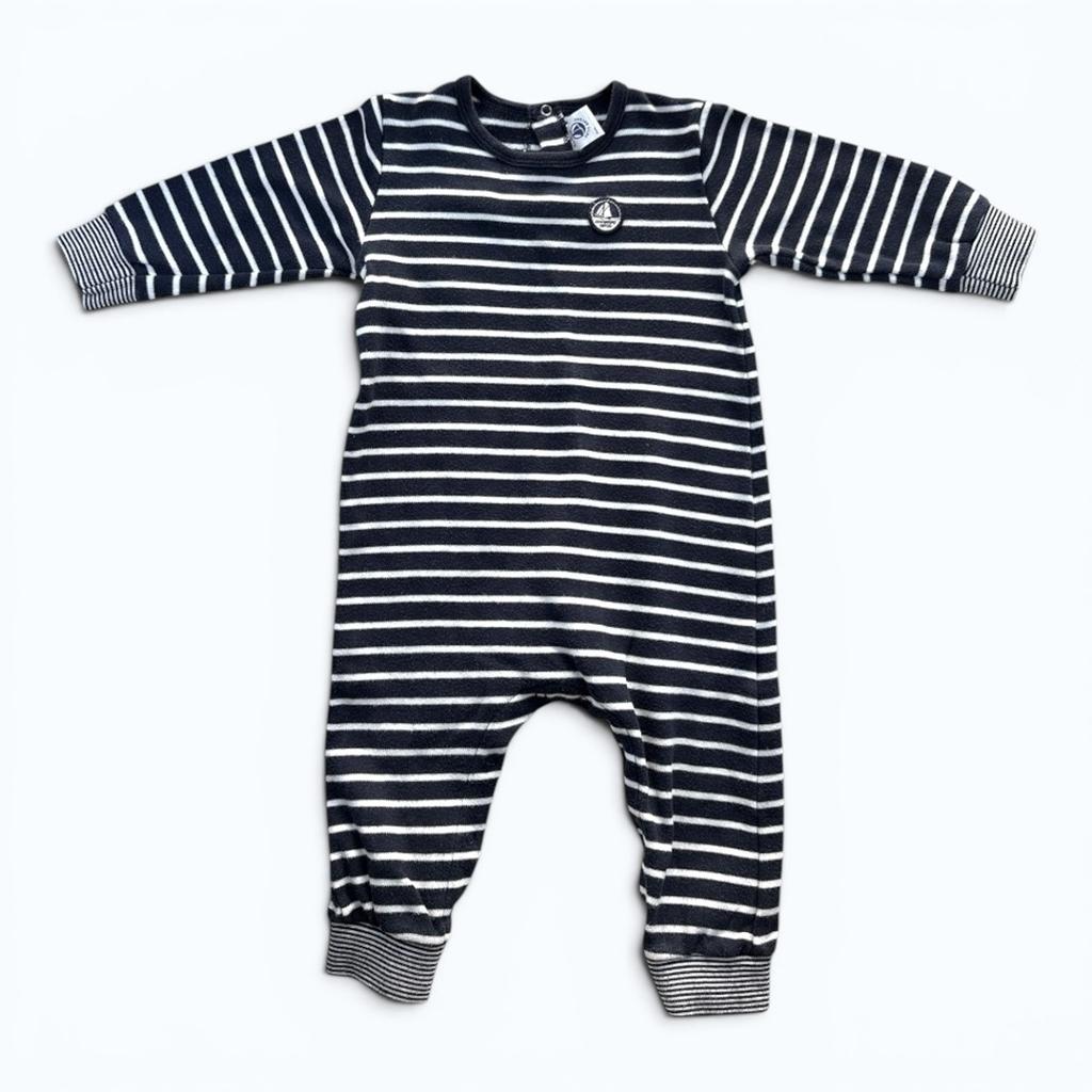 Pyjama Petit Bateau - 18 mois - Marine - État : Excellent