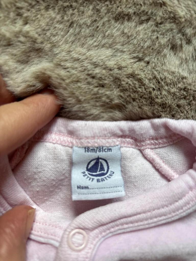 Pyjama velours Petit Bateau 12-18 mois
