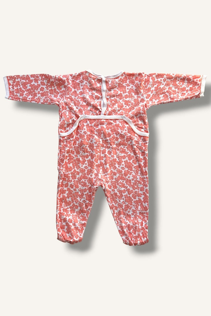Pyjama Une Pièce Petit Bateau - 12 Mois - Corail - État : Excellent