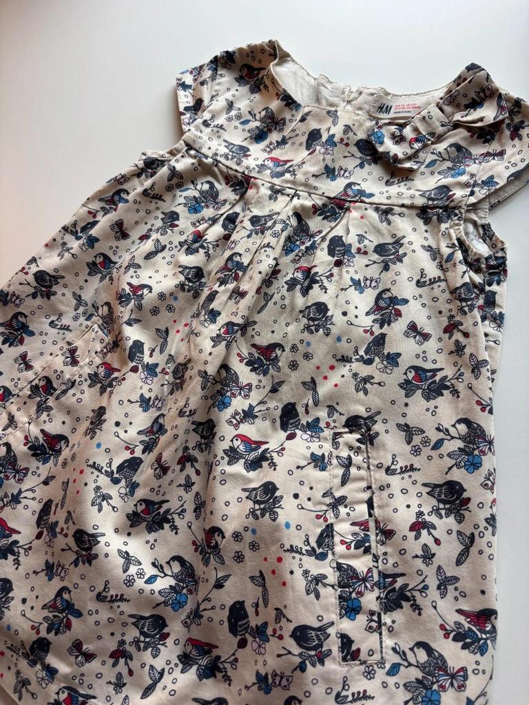 Robe à motifs oiseaux H&m 3 ans