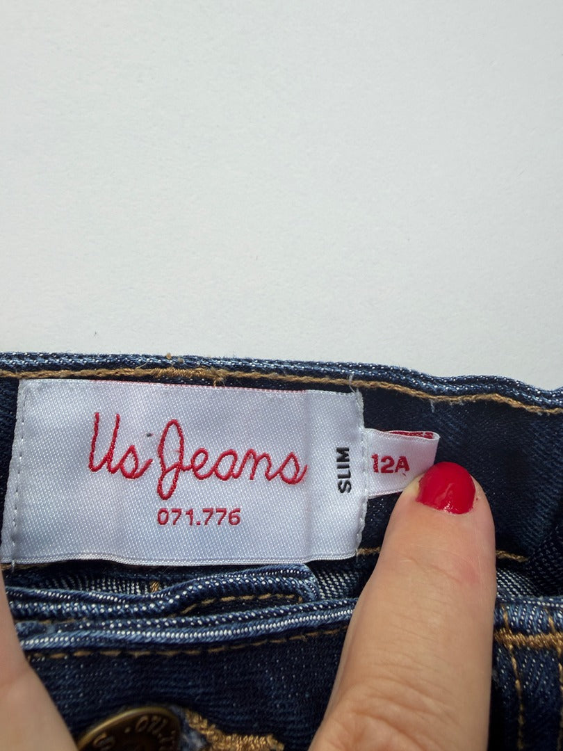 Short Us Jeans - 12 Ans - Bleu