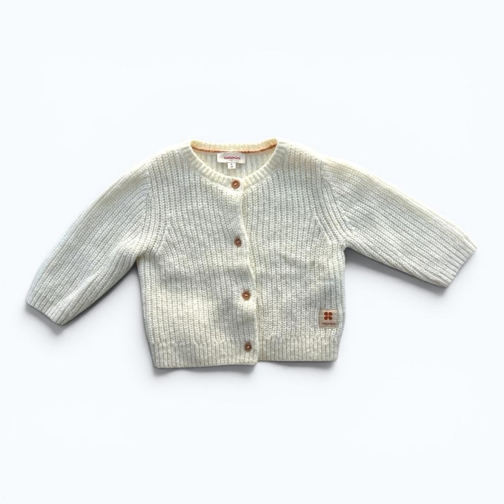 Gilet Catimini - 6 mois / 68cm - Crème - État : Excellent