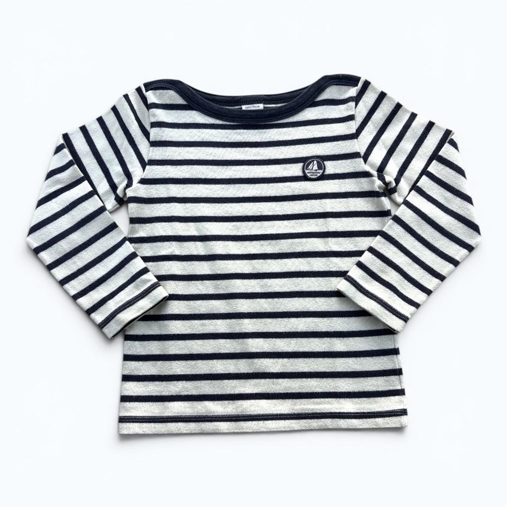 Marinière Petit Bateau - 4 ans - Marine - État : Excellent