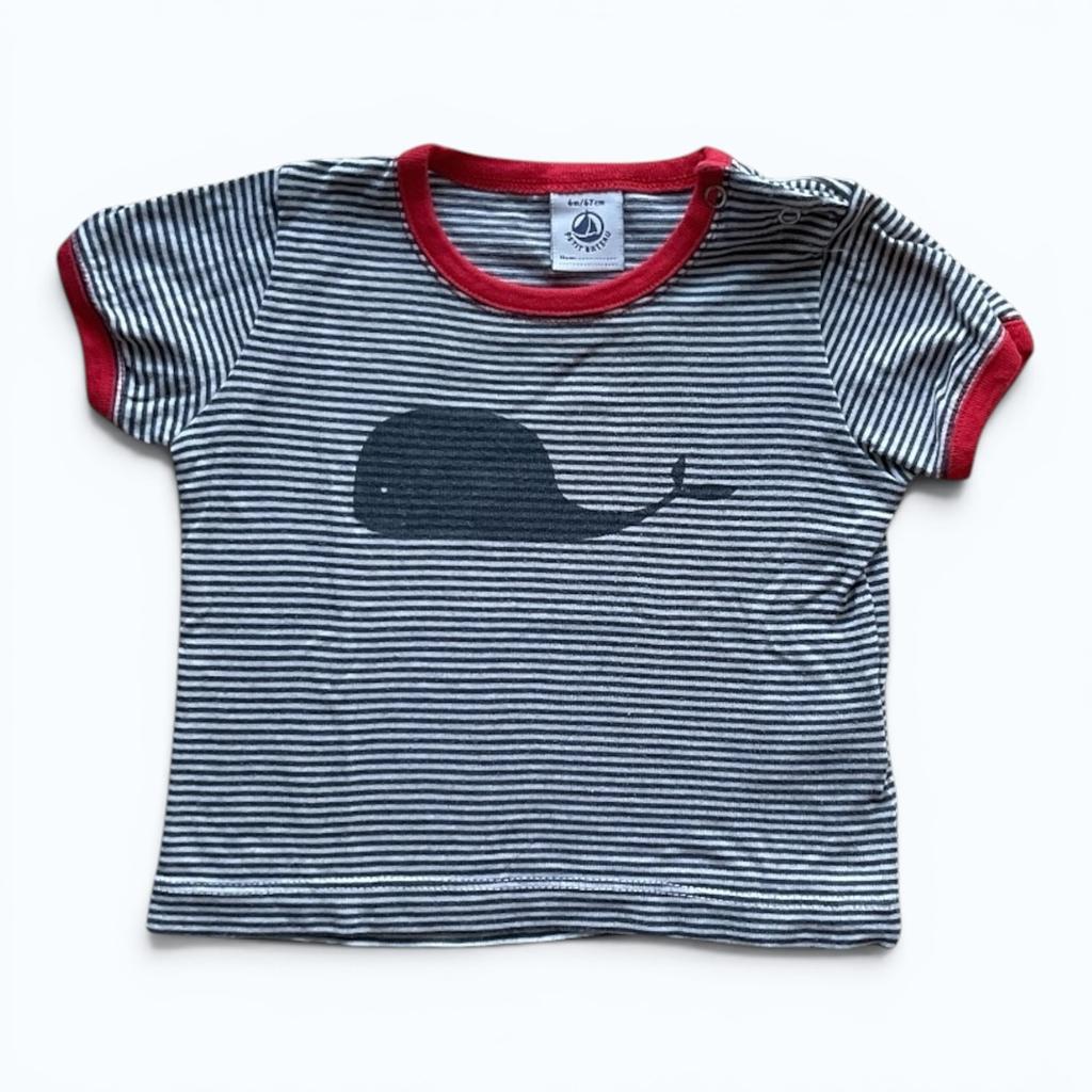 T-shirt manches courtes Petit Bateau 6 mois