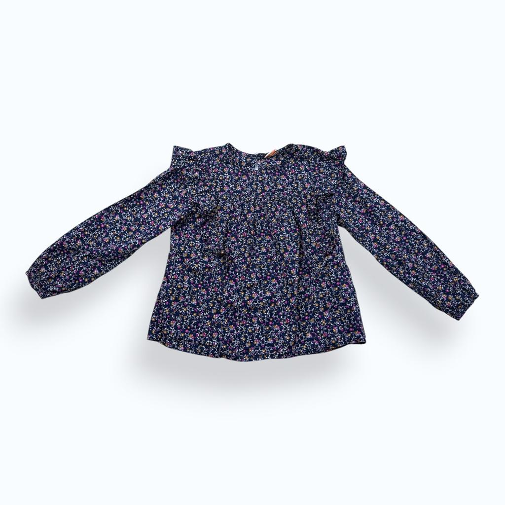 Blouse Manche Longue Tape À L'œil - 6 Ans / 116 Cm - Marine - État : Excellent