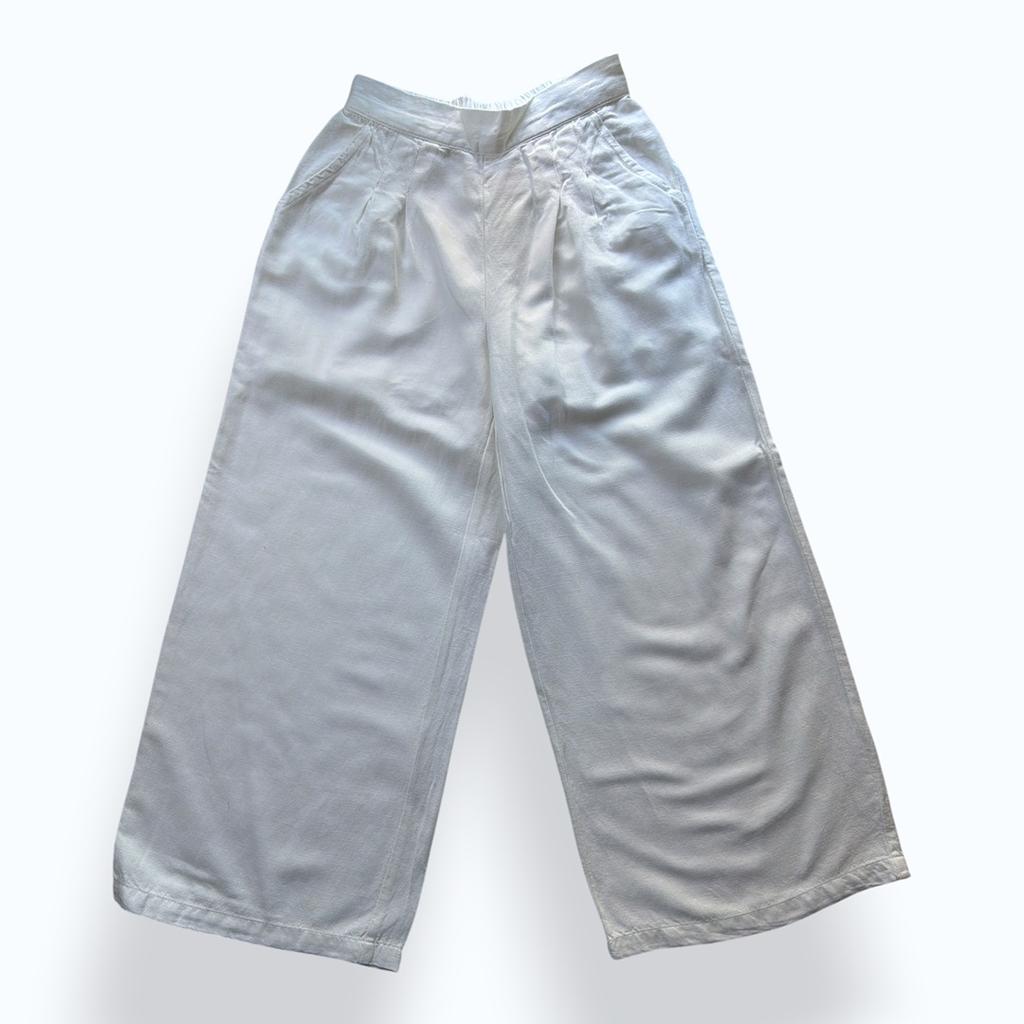 Pantalon Tape à l'œil - 8 ans / 128 cm - Blanc - État : Excellent