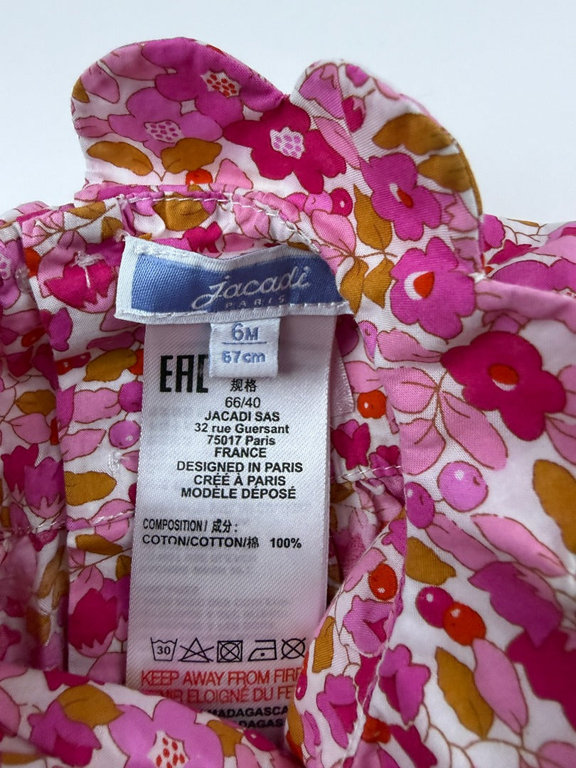 Blouse Jacadi - 6 Mois - Rose - État : Excellent