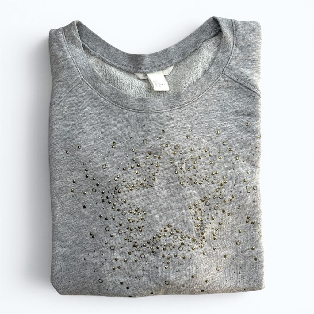 Sweatshirt maternité H&m - M - Gris - État : Excellent