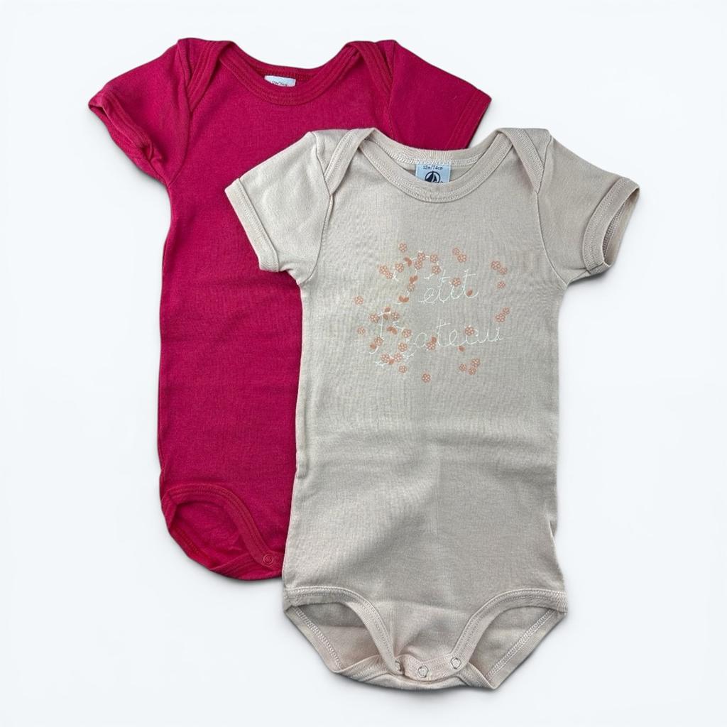 Bodies Petit Bateau - 12 Mois - Rose - État : Excellent