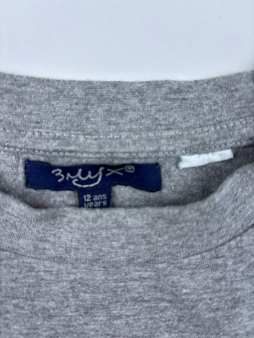 T-shirt 3myx - 12 Ans - Gris - État : Excellent