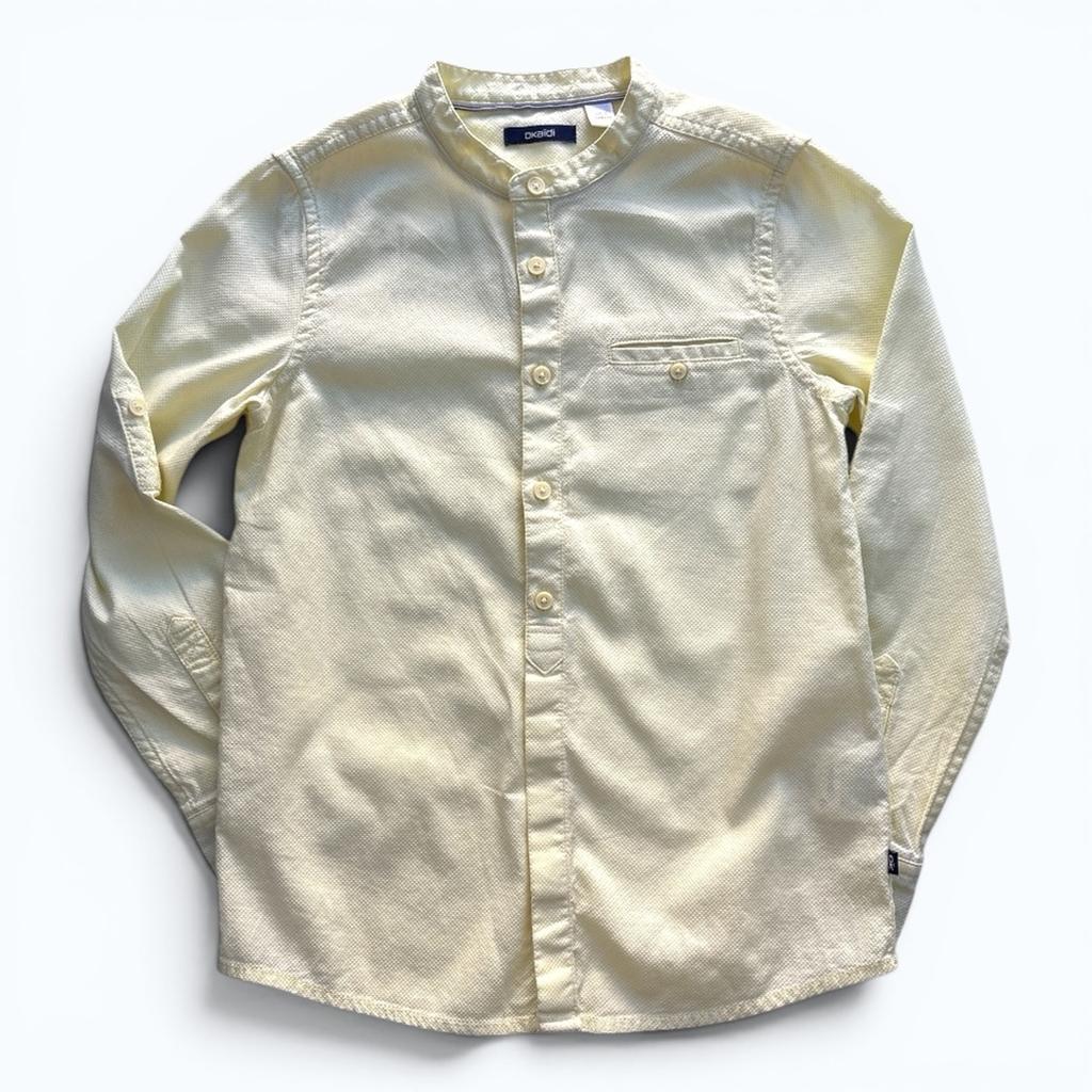 Chemise Okaïdi - 8 ans - Jaune - État : Excellent