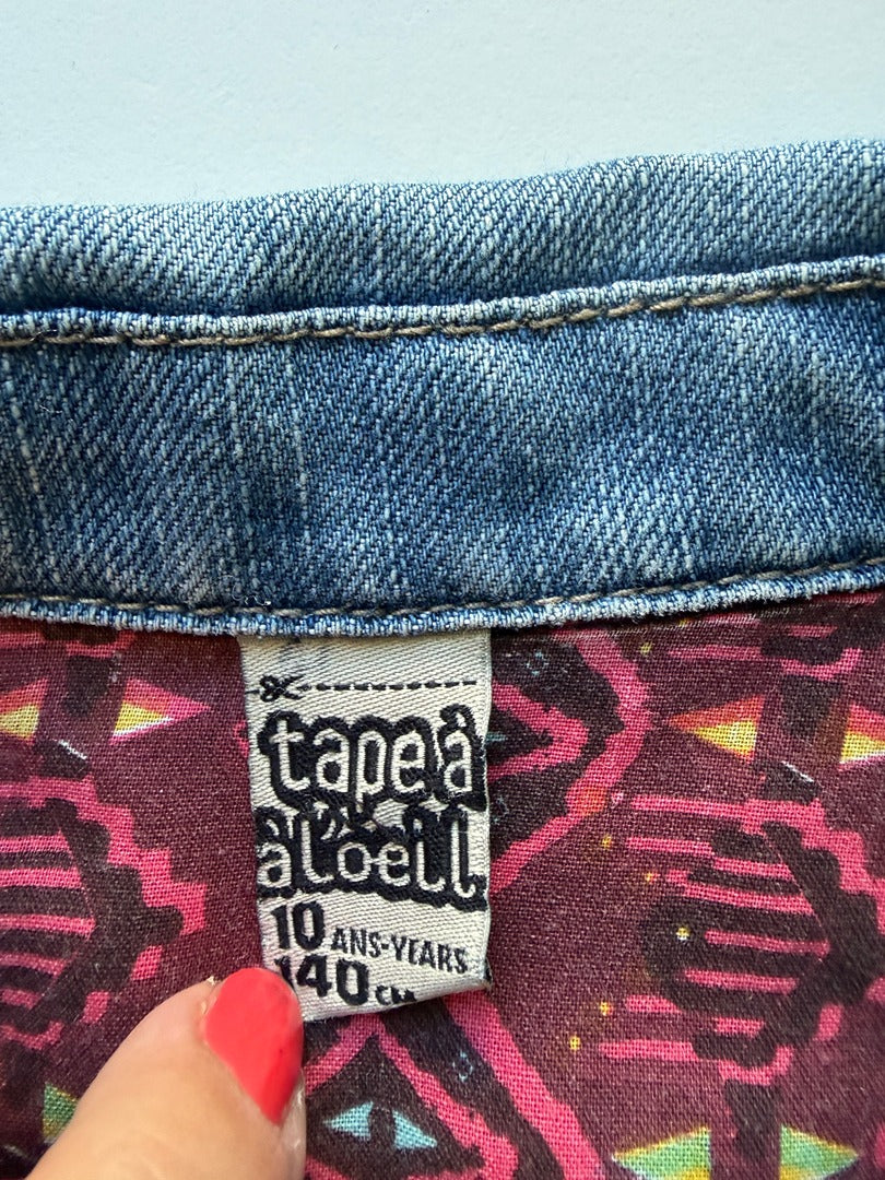 Veste En Jean Tape À L'œil - 10 Ans - Bleu - État : Excellent