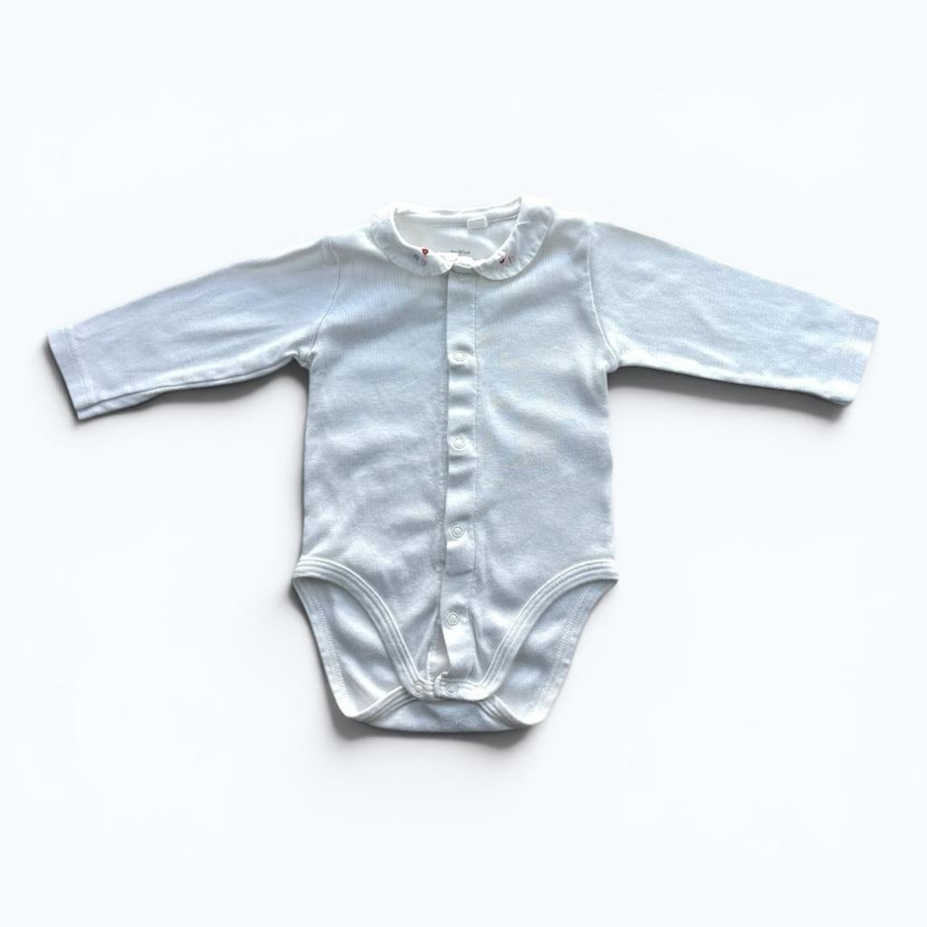 Body Petit Bateau - 6 mois - Blanc - État : Excellent