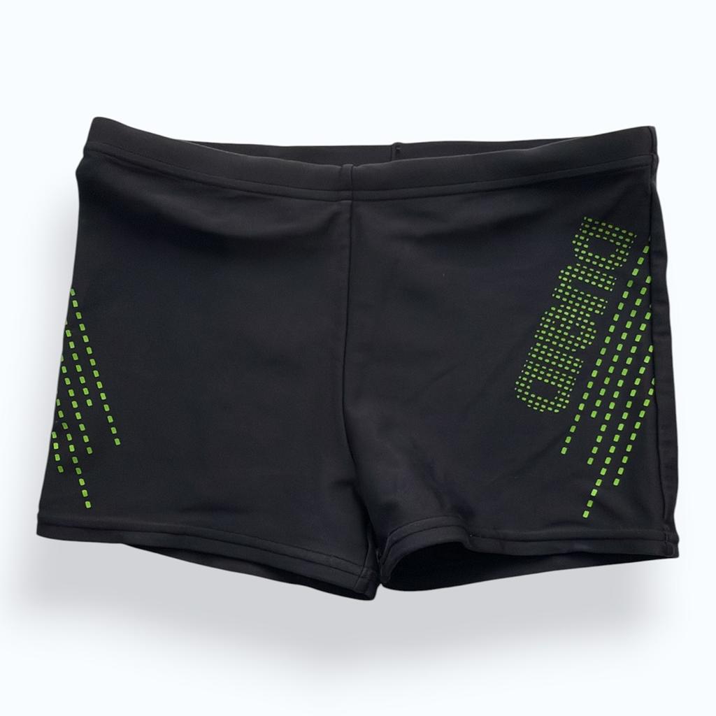 Maillot De Bain Arena - 10 Ans / 140 Cm - Noir Et Vert - État : Excellent