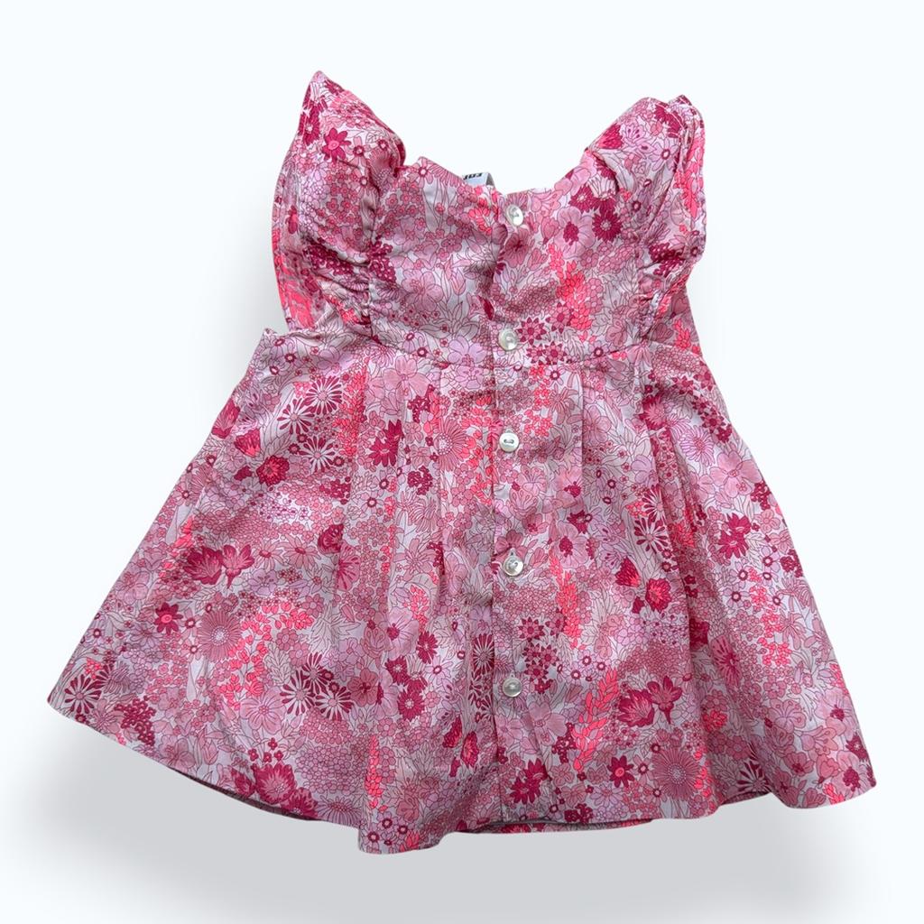 Robe Courte Jacadi - 1 Mois - Rose - État : Excellent