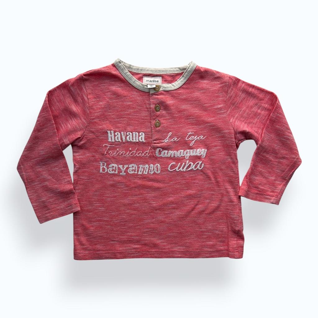 T-shirt Marese - 18 Mois - Rouge - État : Excellent