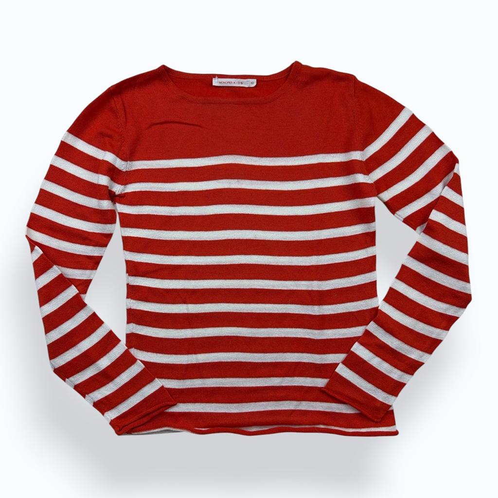 Pull Monoprix Kids - 10 Ans - Rouge - État : Excellent