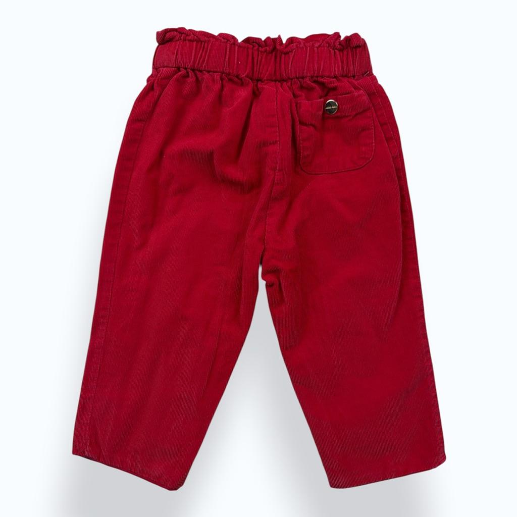 Pantalon Jacadi - 12 Mois - Rouge - État : Excellent