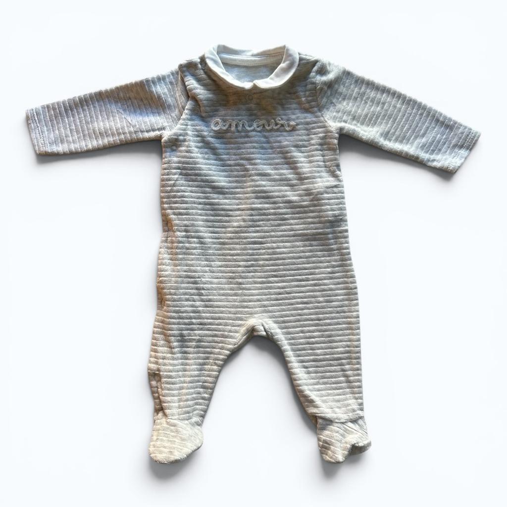 Pyjama Gris clair Absorba 1 mois 53 cm