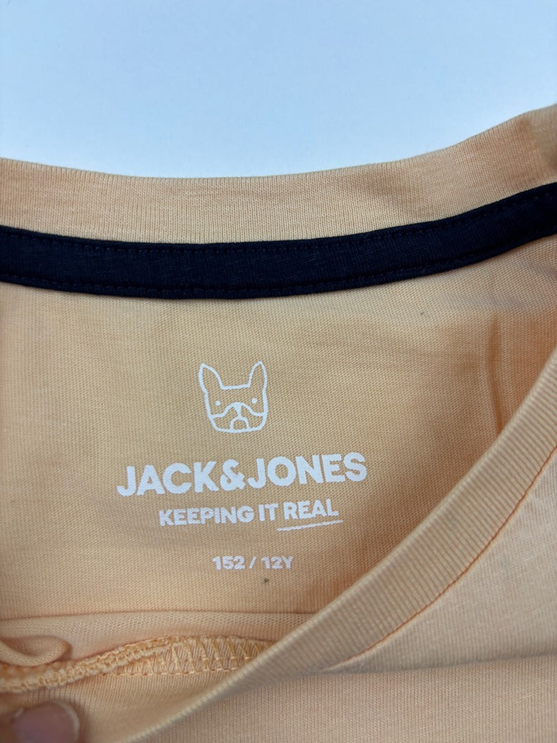 T-shirt garçon Jack & Jones - 12 ans - Abricot - État : Excellent