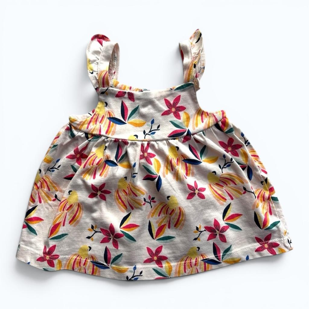 Robe Courte Tape À L'œil - 3 Mois - Crème - État : Excellent